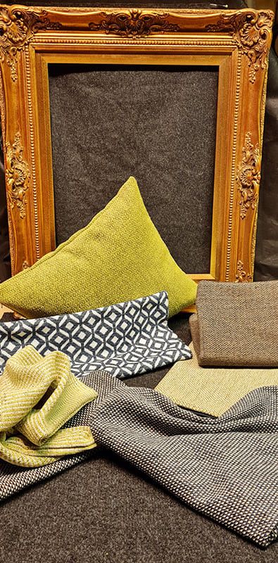 Stoffmuster von Raumdesign Stefanie Tirol